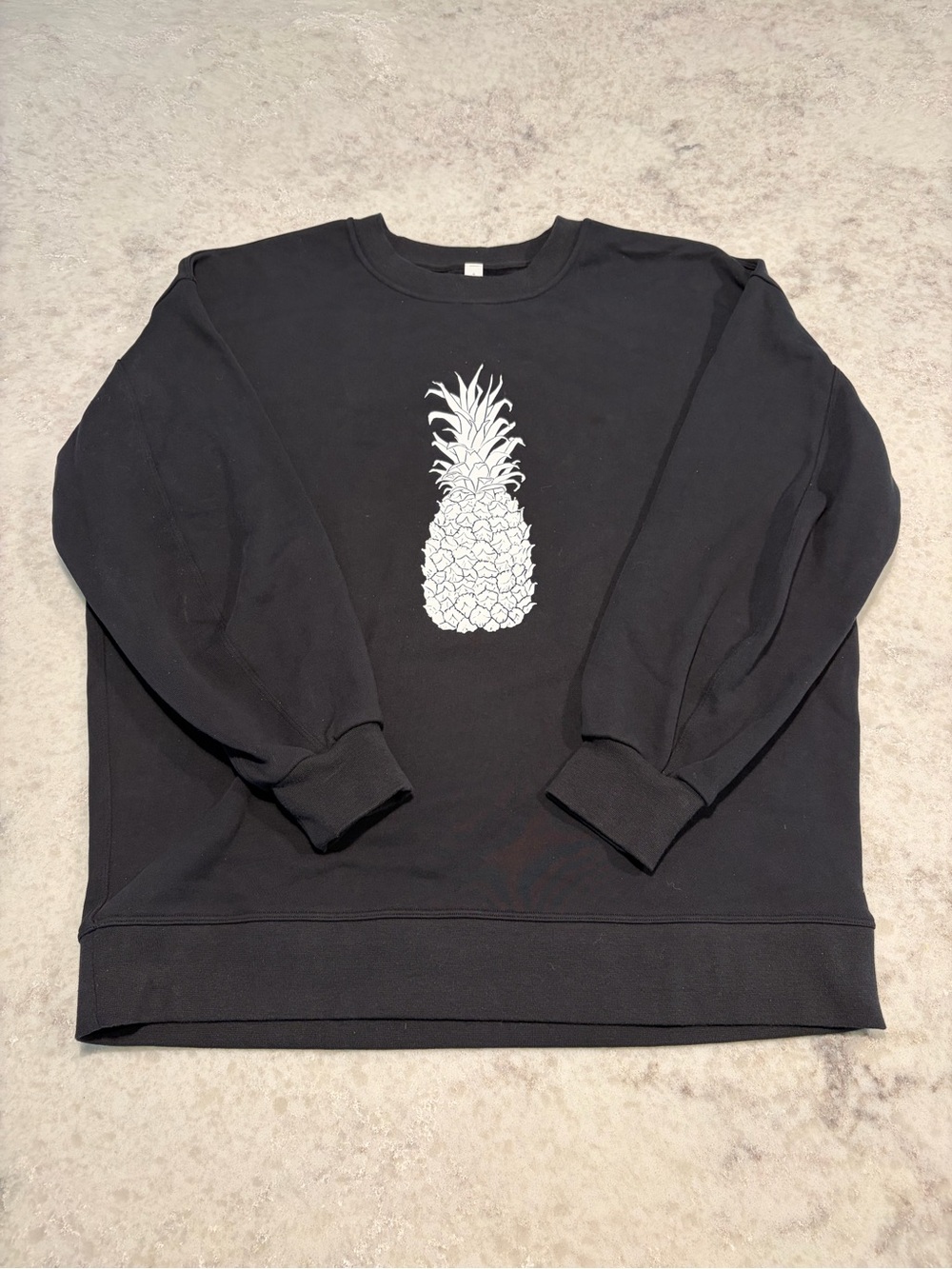 Lululemon Hawaii Pineapple Sweatshirt - Black/Size 6
